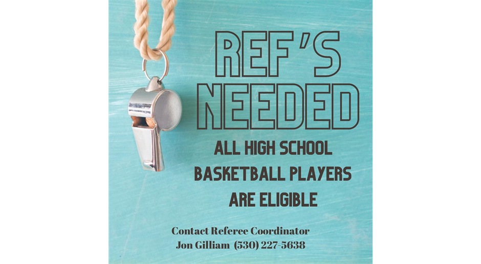 Ref's Needed for the 23/24 AYB Season